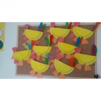 Artık Materyaller,Proje Çalişması, Sınıf Süsleme ,Kapı Süsü, Sayı Birleştirme,Arı Çalişması ,Balık  ,Kuş ,Baykuş,Maymun ,Kurbağa  Çalişması(1922)