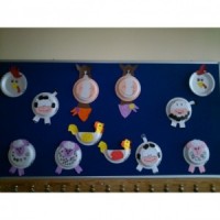 Artık Materyaller,Proje Çalişması, Sınıf Süsleme ,Kapı Süsü, Sayı Birleştirme,Arı Çalişması ,Balık  ,Kuş ,Baykuş,Maymun ,Kurbağa  Çalişması(1946)