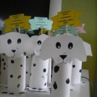 Artık Materyaller,Proje Çalişması, Sınıf Süsleme ,Kapı Süsü, Sayı Birleştirme,Arı Çalişması ,Balık  ,Kuş ,Baykuş,Maymun ,Kurbağa  Çalişması(1998)