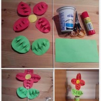 çiçek sanat etkinliği