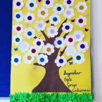 çiçek  sanat etkinliği