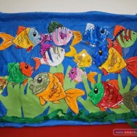 balık sanat etkinliği