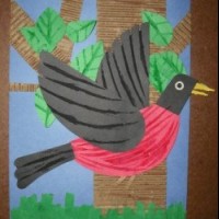 kuş sanat etkinliği