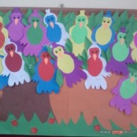 kuş sanat etkinliği