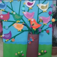 kuş sanat etkinliği