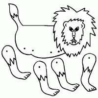 lion-puppet-coloring