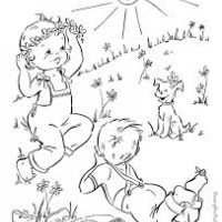 okul öncesinde boyma çalişması ve sanat etkinliği  (645)