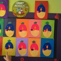 okul öncesinde sanat  etkınliği ve boyama çalışması (459)