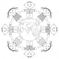 sanat etkinliği ve boyama sayfası (208)