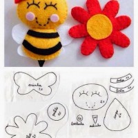 keçeden_hayvanlar_kalıpları_arı