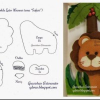 keçeden_hayvanlar_kalıpları_aslan