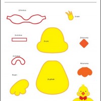 keçeden_hayvanlar_kalıpları_civciv