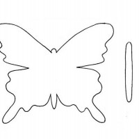 keçeden_hayvanlar_kalıpları_kelebek